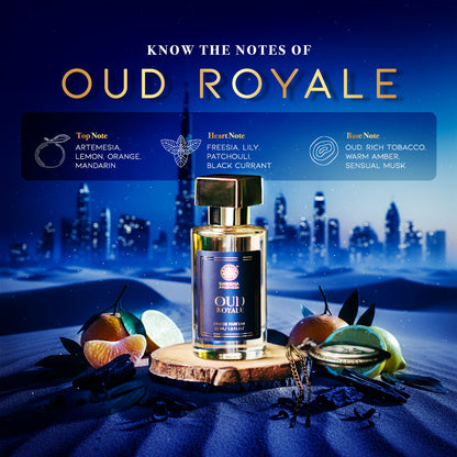 OUD ROYALE Luxury Unisex Perfume  | Long-Lasting EDP Perfume