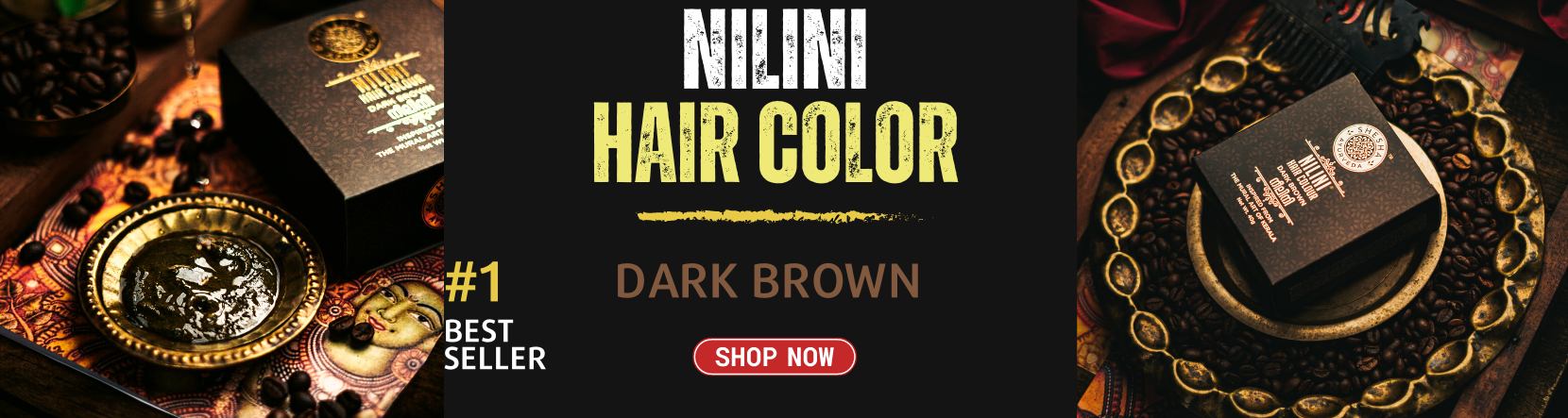 Yellow Textured dark brown